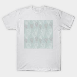 Flower pattern with tropical king proteas T-Shirt